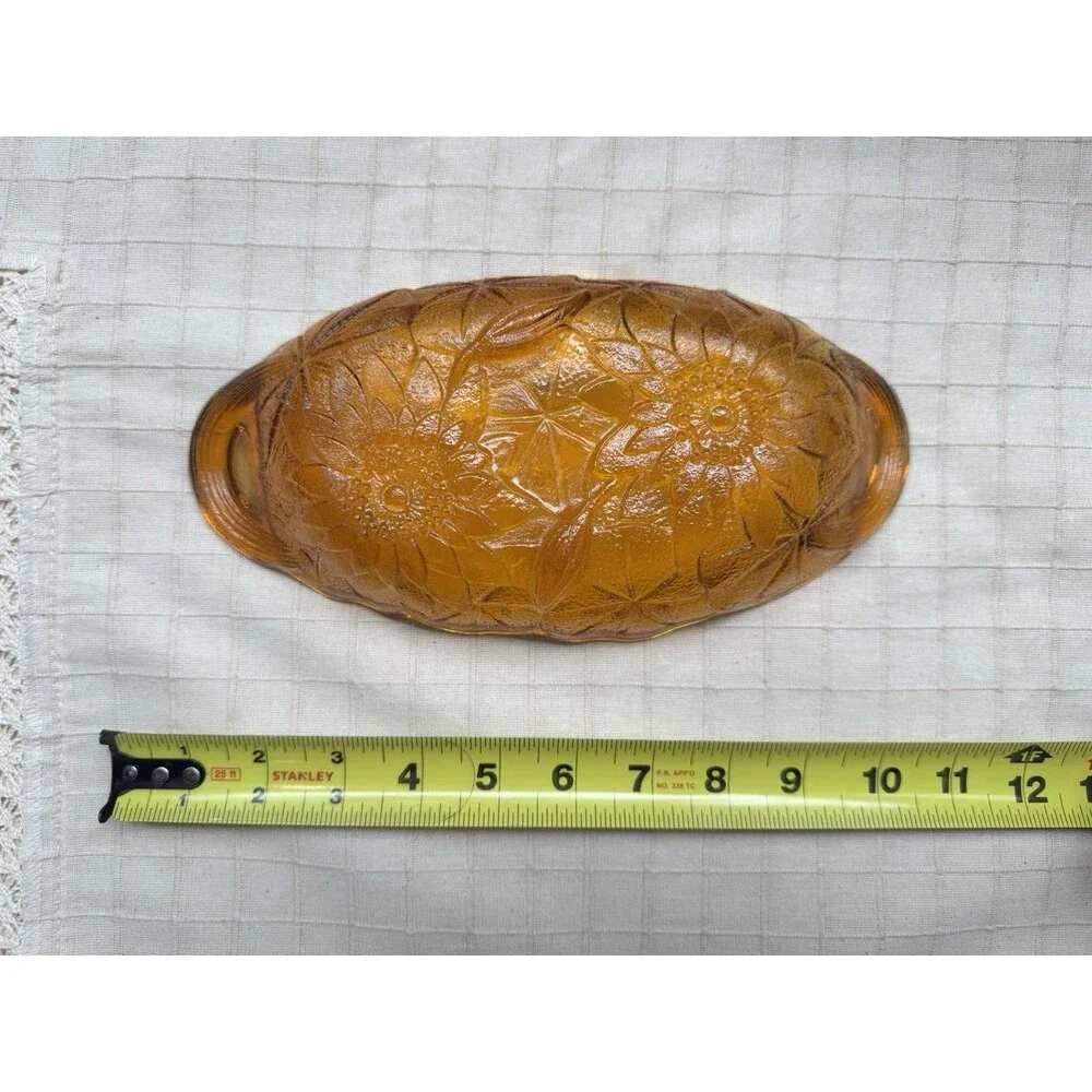 Unmarked amber glass
